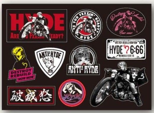 Amazon.co.jp: HYDEさん 氣志團万博 ステッカーセット : おもちゃ