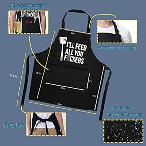 Miracufunnycookingapronsformenwomenfunnydadgiftsformensfathermommothersdayfathersdaybirthdaygiftsfordadstepbrotherboyfriendhusbandcoolbbqgrillingkitchenchefapron Urban Country Home Decor Miracu funny cooking aprons for men women funny dad gifts for mens father mom mothers day fathers day birthday gifts for dad step brother boyfriend husband cool bbq grilling kitchen chef apron urban country home decor