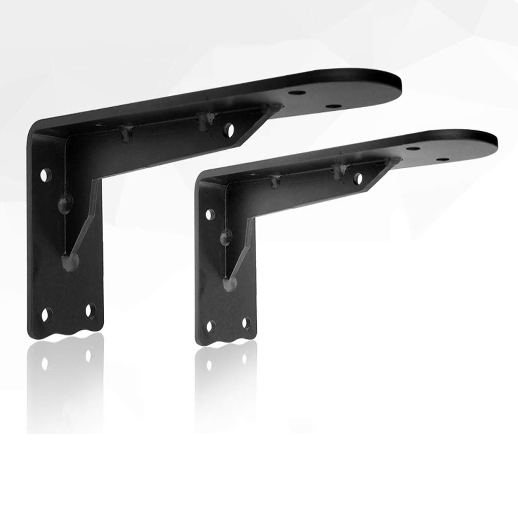 Soporte for estantes, soporte industrial de hierro triangular de alta resistencia, soporte for estantes de esquina de gabinete de pared, soporte for estantes de encimera de lavabo de baño y banco de t