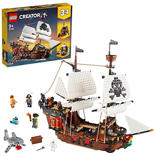 Lego Creator - Barco Pirata, Taberna o Isla Calavera (31109)