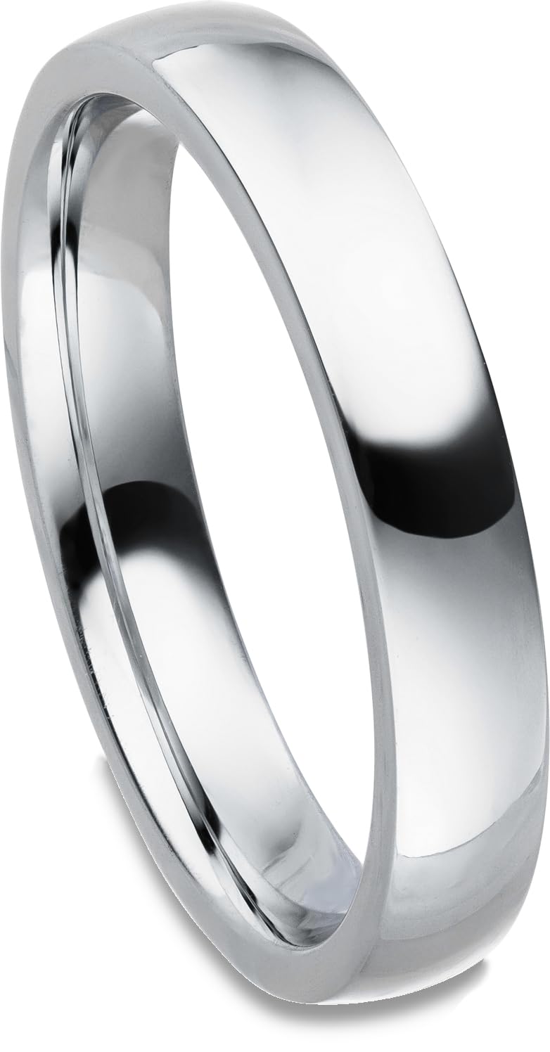 Kolibri Rings 925 Sterling Silber Massiv, Rhodiniert | Freundschaftsringe Paarpreis mit 15 Zirkonia Steine in Kanalfassung | Trauringe Eheringe Partnerringe | Made in Germany | Gratis & Gravur