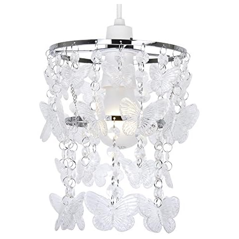 Modern Clear Acrylic Butterfly Pendant Light Cover
