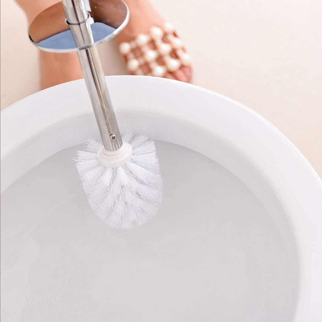 Toilet Brush Holder Toilet Brush Long Handle Stainless Steel Toilet Brush with Plastic Bracket 3 Colors Toilet Brushes,Toilet Brush with Holder