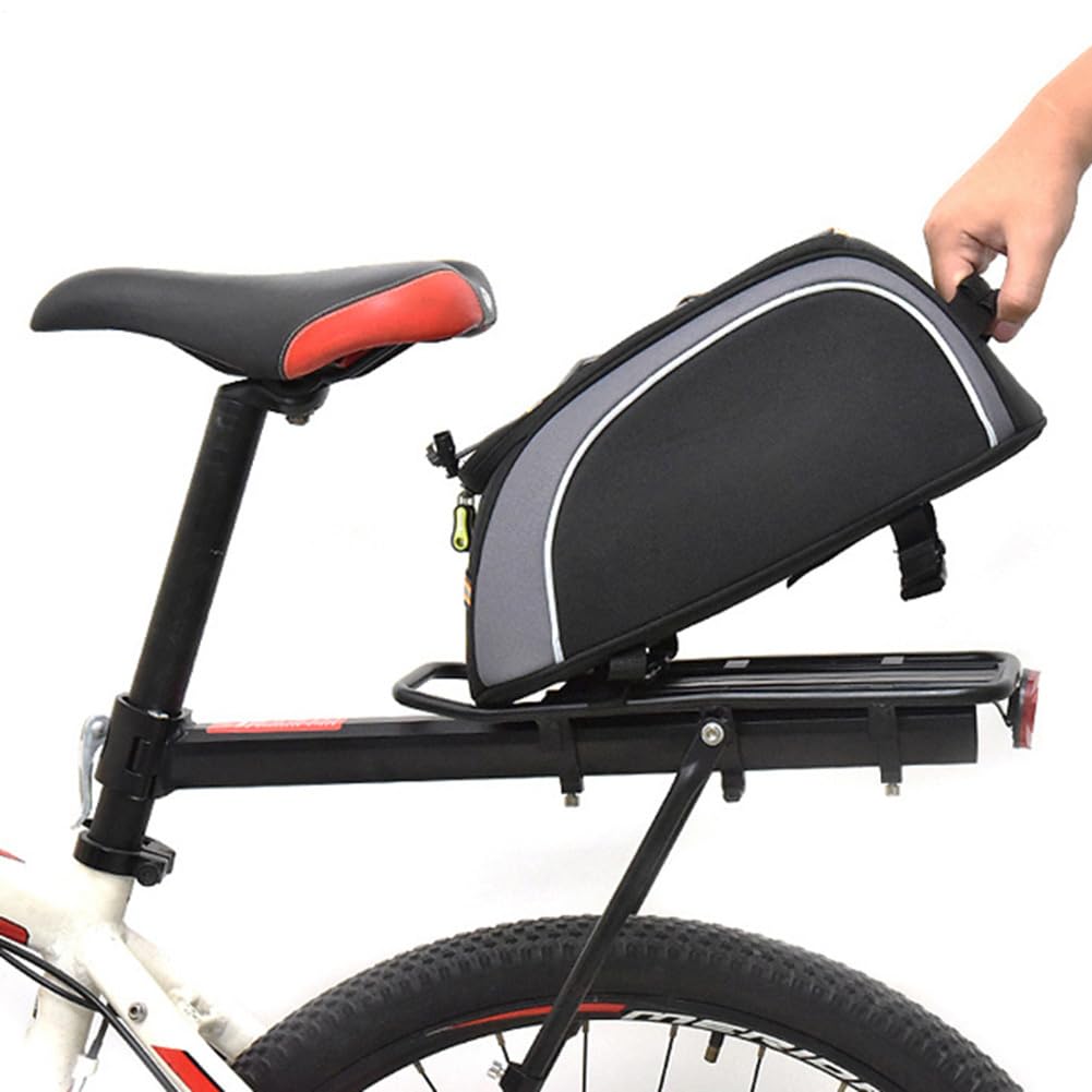 Generico Borsa Impermeabile da 8 Litri per Portapacchi Posteriore, Custodia Estensibile per Bici, Portapacchi Robusto per Attrezzatura da Ciclismo, per Ciclismo e Articoli Essenziali per l'outdoor -