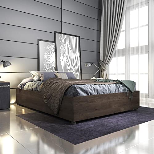 Cama Box Casal Mônaco Tcil Móveis Cumaru Rustic