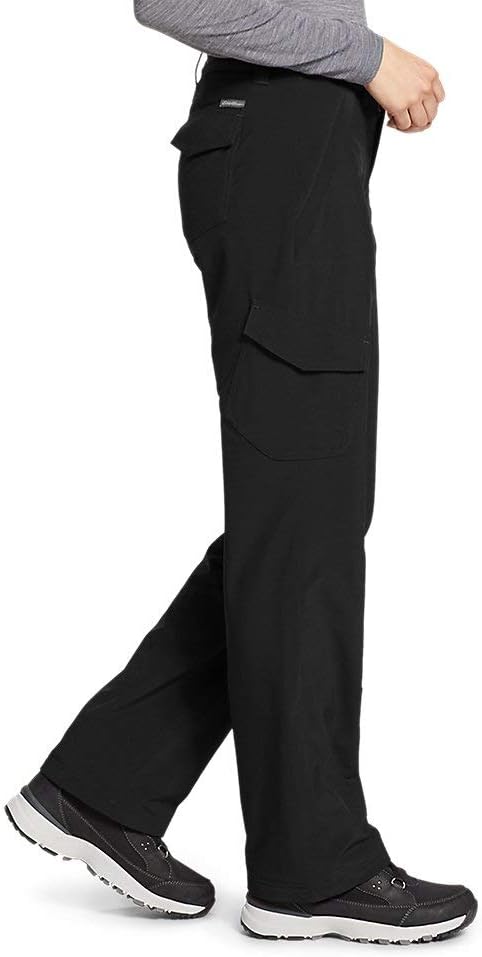 Eddie Bauer Women's Polar Fleece-Lined Pants 4 Black