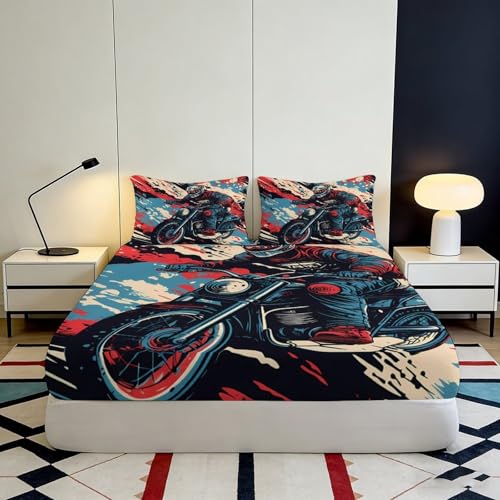 Cadeau maison moderne housse matelas 90x200 graffiti ado - 4