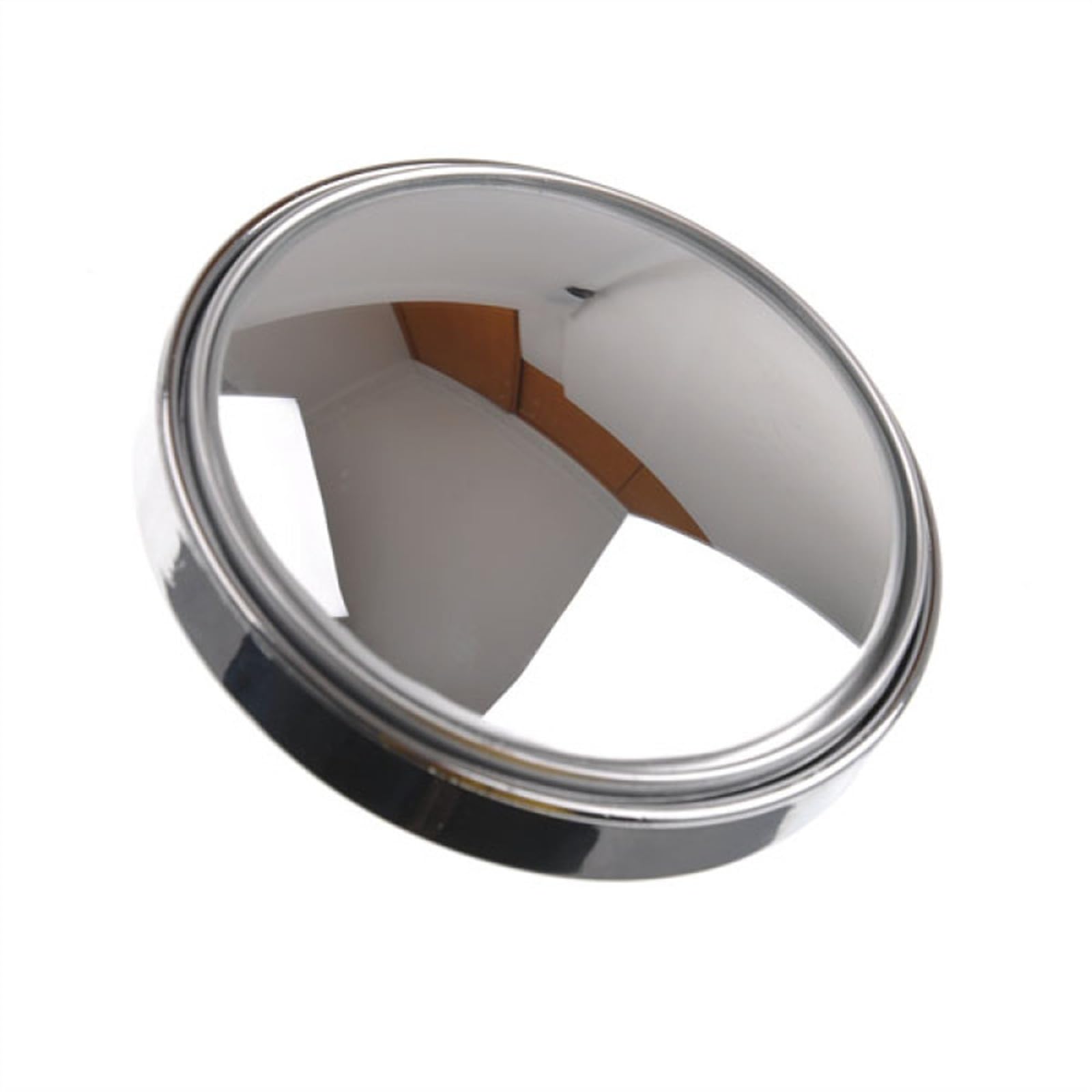 Vetro Specchio Specchietto Retrovisore Asivo Convesso Per Punto Cieco Con Grandangolo Regolabile - Accessori Per Specchietti Per Auto Da 75 Mm (argento) 10 Pezzi