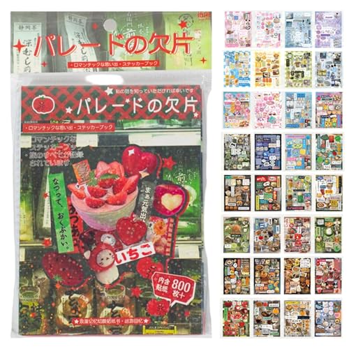 Libro de pegatinas Kawaii estilo cómic de 45 páginas para scrapbooking y decoración de diarios 6