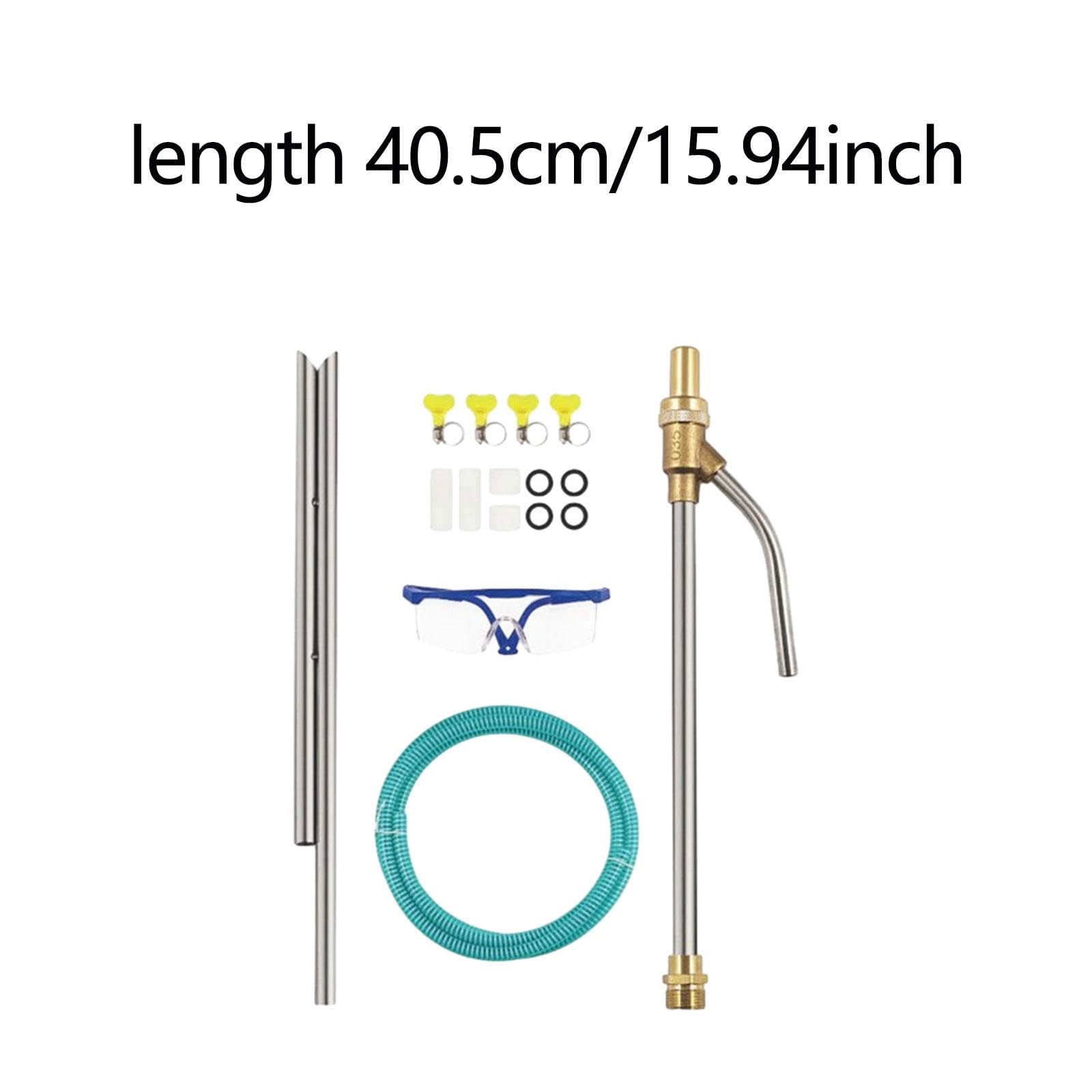 Qianly Portátil Adaptador para Lavadora a Presión Kit de Arenado Húmedo Boquilla Reemplazable Conector Rápido Material Acero Inoxidable Adecuado, Verde