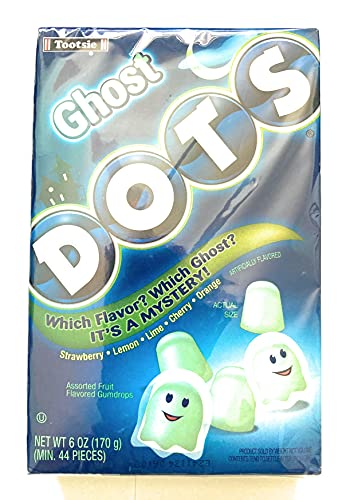 Tootsie 6 Oz Ghost DOTS Dulces Halloween miniatura 1
