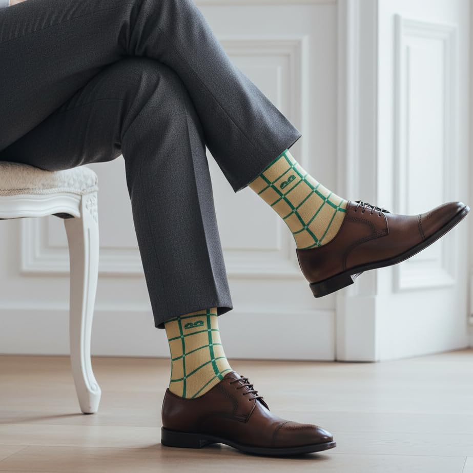 Image of The Sock Street Bamboo Crew Socks for Men Combo | Full Calf Length Premium Bamboo | Odour-Free, Breathable & Durable | Cushioned Base & Anti-bacterial | 3X Softer than Cotton Socks | Pack of 3