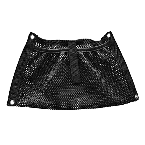 Dovewill Durable Black Nylon Marine Fishing Boat Mesh Gear Storage Pouch Bag Holder & Bolts Screws Washers