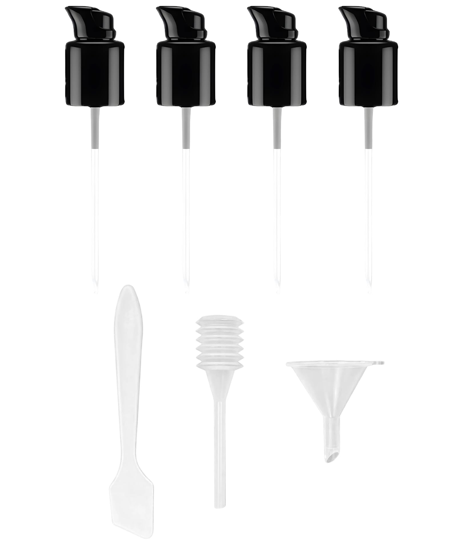 Bottle Caps Only, Duckbill Pump Dispenser 7-Piece Set, Leak-Proof Dispensing Caps, for Various Bottle Types, Easy Squeeze Design, Multipurpose Container Caps-image-14