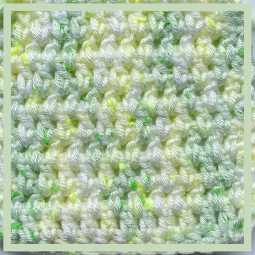 Image of Tweed Twinkles Soft Baby Yarn for Crocheting, 4-Pack (696Yds / 400G), Free Patterns - Acrylic Baby Blanket Knitting Yarn with Flecks - Size 3 DK Light Worsted Weight - Mint Green