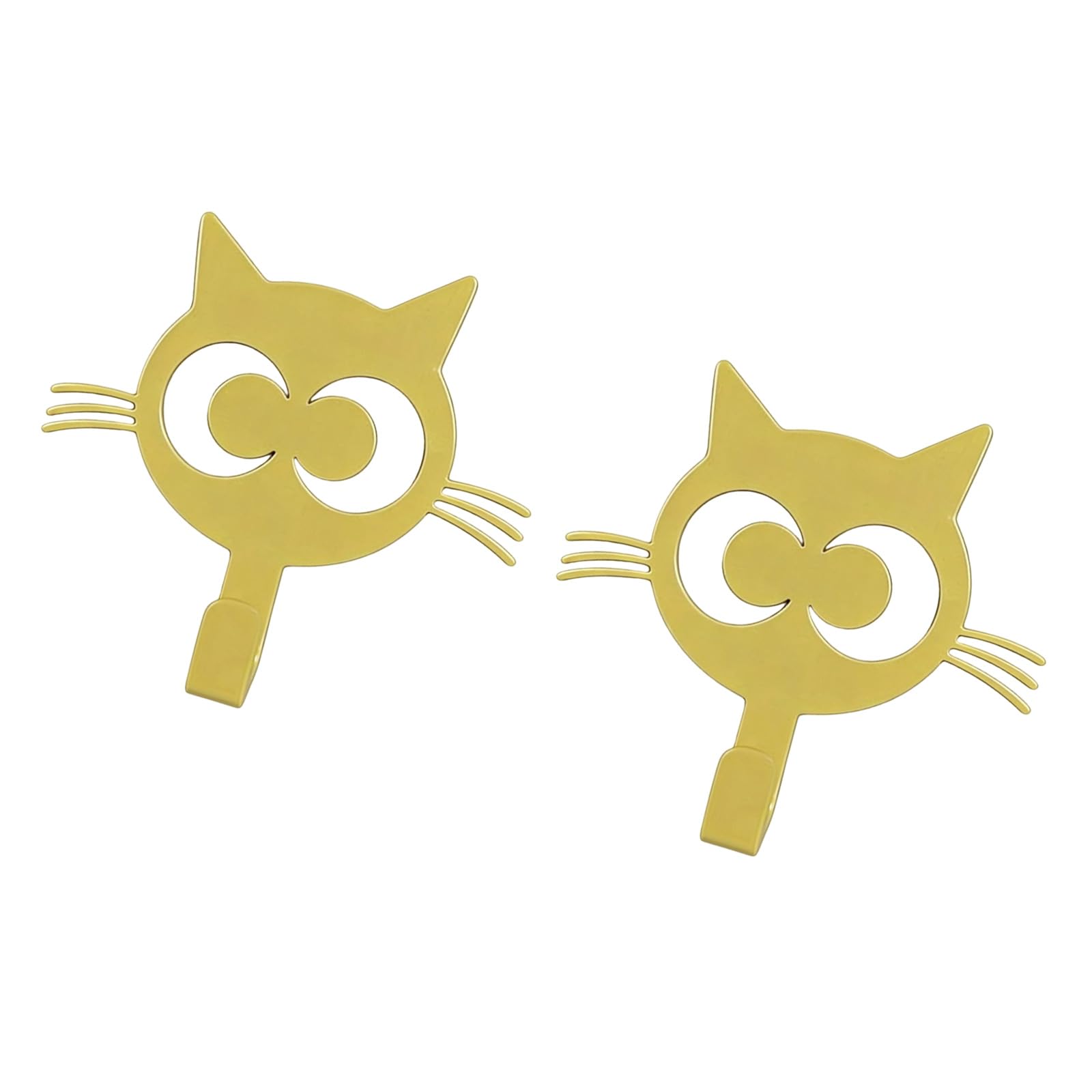 Piceioep of Decorative Cats Door Hooks Metal Construction Hanger Great for Bedroom Bathroom and Entryway Storage Space Saving Fasteners