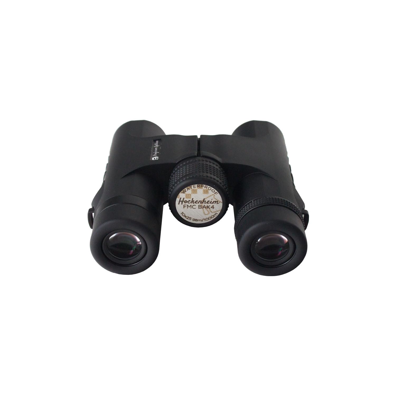 Hockenheim - 10x25 Fernglas | schwarz inkl. Zubehör - Porro-Prismen (BaK-4) - kompaktes Fernglas für Wandertouren, Urlaub, Freizeit, Pirsch - robust, stickstoffgefüllt & wasserdicht