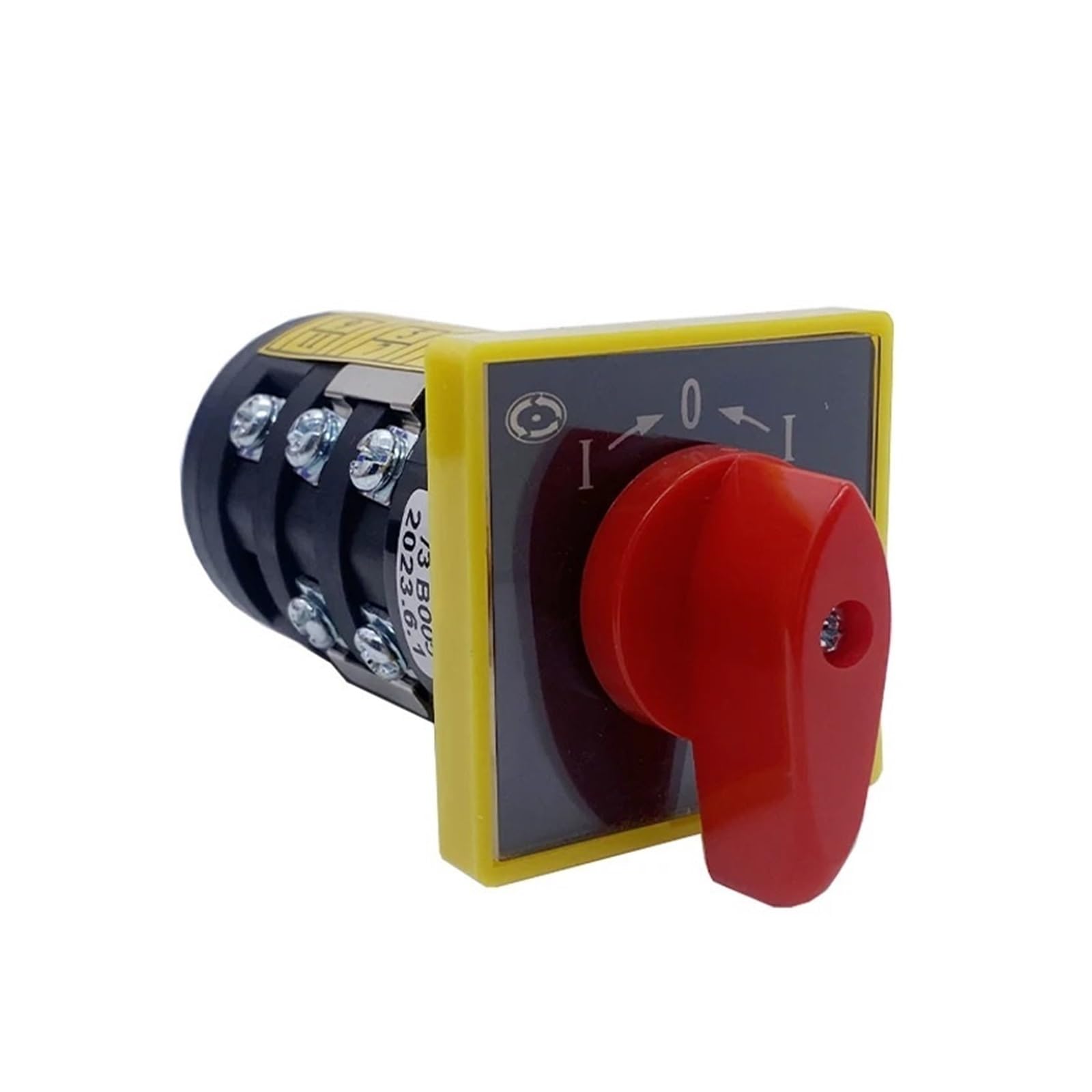 Interruptor de Leva rotatorio Transferencia Manual, 3 Posiciones, momentáneo, con reinicio, Contacto eléctrico Plata, 10 A, Tres Polos, HZ5B-10/3 B005