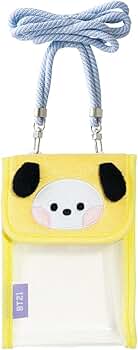 BT21 minini  PVCバッグ  ポシェット  スマホショルダー Amazon | ソロモン商事 BT21 minini PVCバッグ PVC BAG 透明