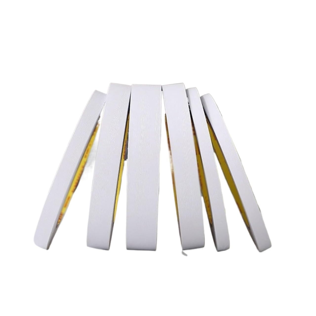 Elastyczna listwa ozdobna, samoprzylepne koraliki laminowane, listwa krawędziowa 82 stóp, wielokolorowa, szerokość 0,5-5 cm (White Wood Grain, 4 CM(W))