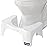 Squatty Potty Simple Curve Bathroom Toilet Stool 7 White