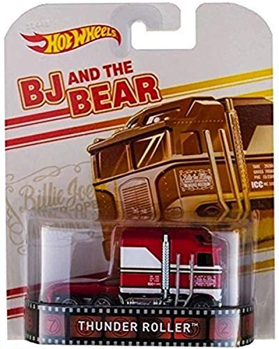 Thunder Roller Truck Hot Wheels 2015 Retro Entertainment Series BJ & The Bear 1:64 Scale Collectible Die Cast Metal Toy Car Model