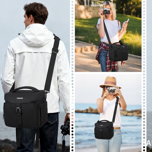 Bolso para cámara MOSISO para fotógrafos, negro miniatura 6