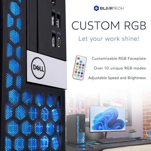 image for Dell Optiplex RGB SFF Desktop Computer PC | Intel 8th Gen (6 Core) | 3