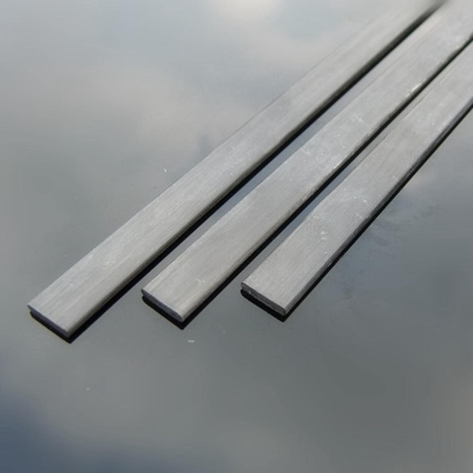 5 Stück Kohlefaser-Streifen für ferngesteuerte Fahrzeuge, Drachenzubehör, 5 Stück, 0,5 x 3 x 400 mm