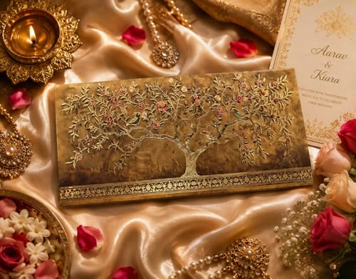 Luxury Tree of Life invitation envelopes image
