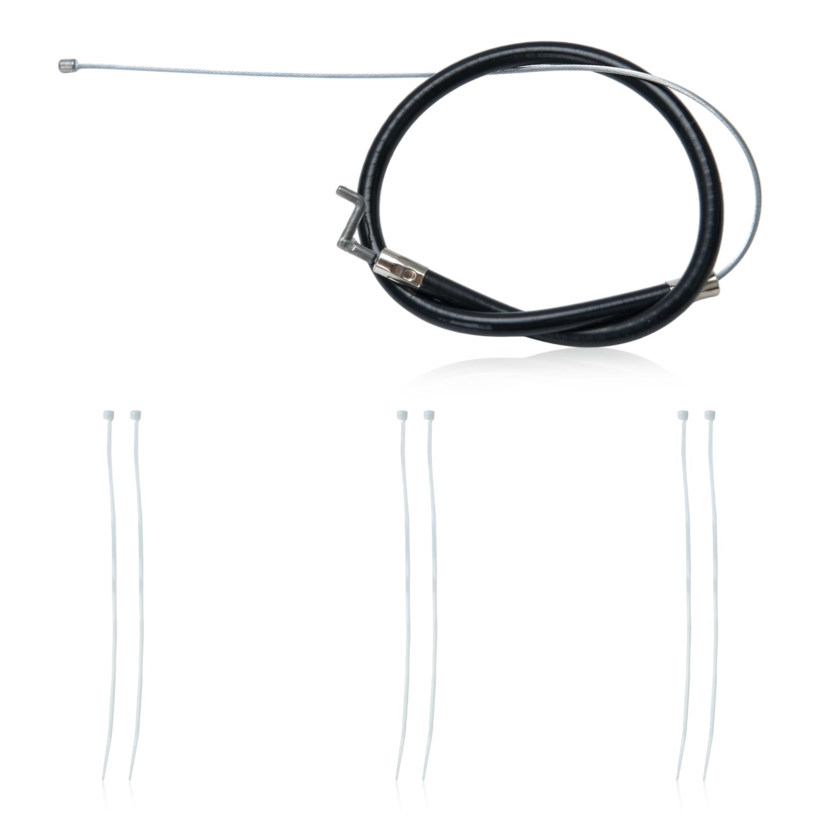 Mtanlo Gas Control Cable Fit Stihl HT70 FS85 FS75 HT75 KM85 Grass Trimmer Throttle Cable with Cable Tie Replacement for OEM 41371801107, 4137 180 1107