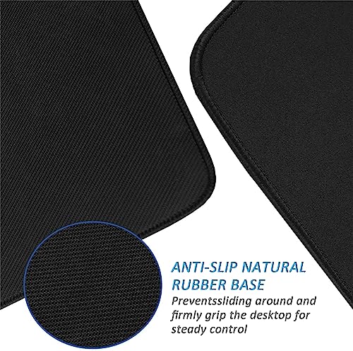 Image of LL-COEUR XXL Black Mouse Pad Gaming Keyboard Mat Laptop Office Desk Mat (1400 x 500 x 3 mm)