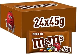 Mars M und M Schokolinsen in knuspriger Zuckerhülle 45g 24er Pack