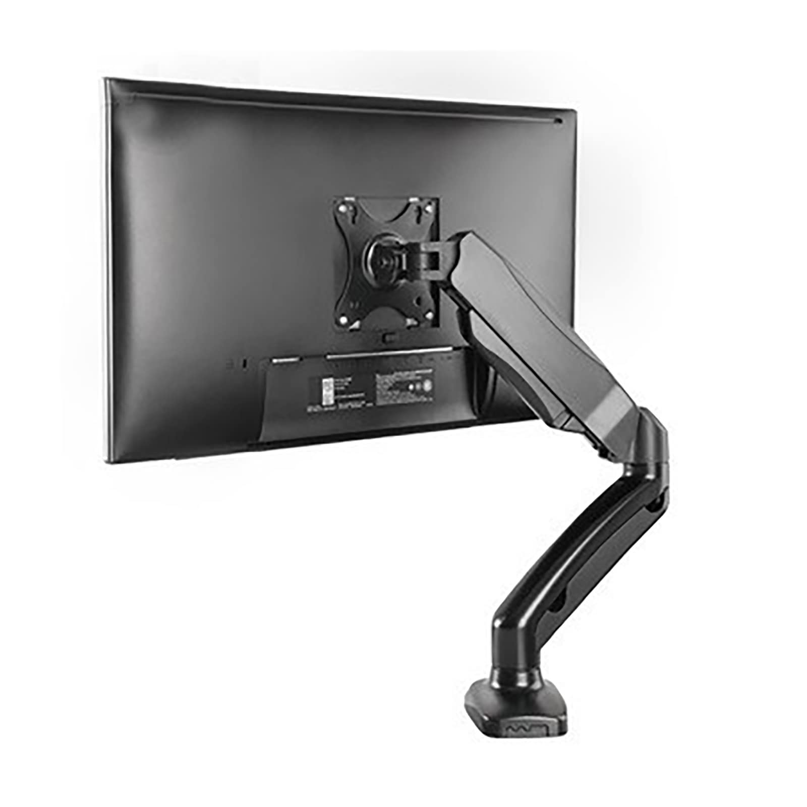 asdchZen Monitor Mount,17 To 30 Inch Led Lcd Free-Standing Monitor Arm,Height/Angle Adjustable Single Monitor Stand Mount,75X75/100X100Mm