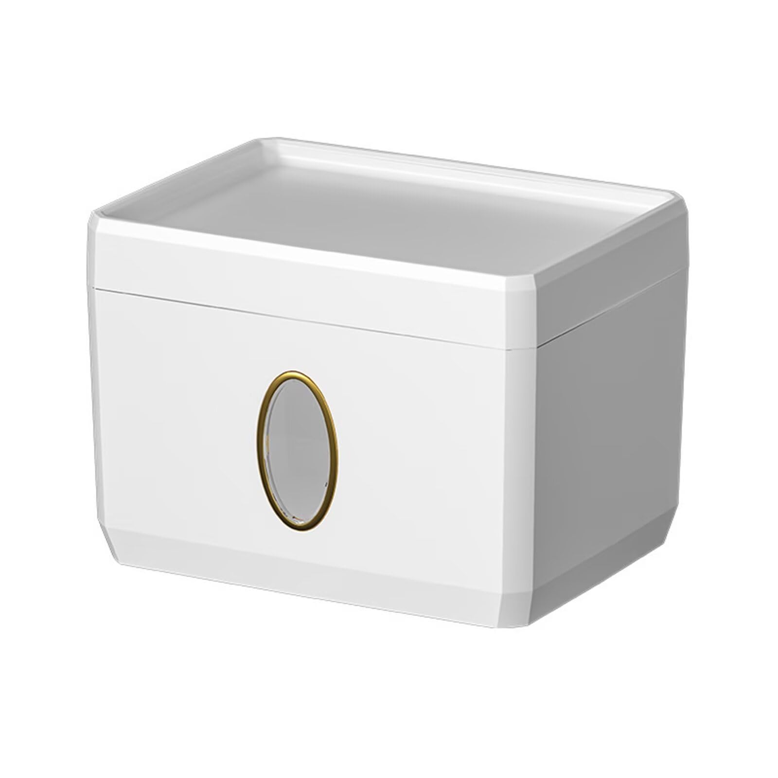 Dispensador de Toallas de Papel Plegable de Montaje en Pared, dispensador de Toallas de Mano Plegables para baño/Aseo, Soporte para Toallas de Papel para el hogar