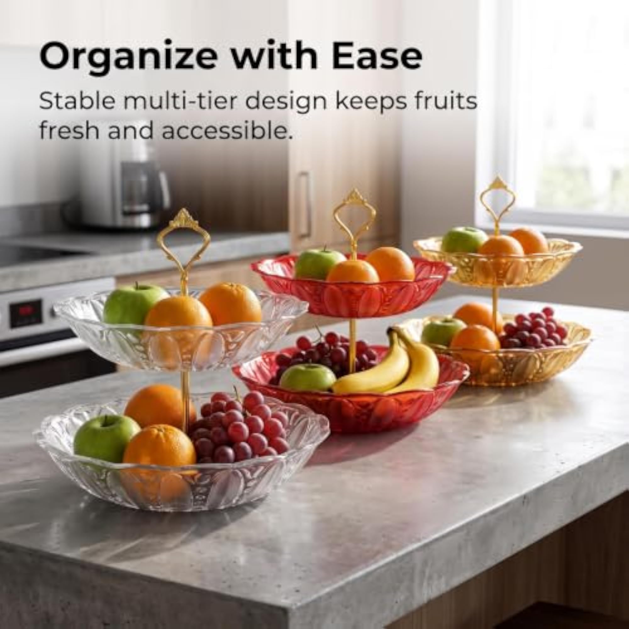 European Style Multi-Layer Fruit Plate