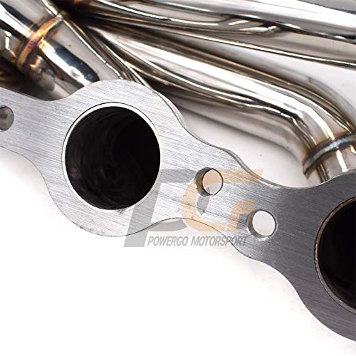 Exhaust Headers 1-3/4 in. Stainless Steel Polished Finish for 2003-2006 Silverado Sierra Suburban 1500 1500HD 2500 2500HD 6.0L V8 - Image 6