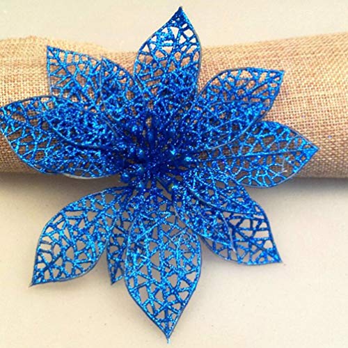 LIOOBO 12pcs Fiori dell'albero di Natale Ornamento...