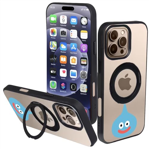 ドラクエ iPhone 16/15/14/13/12/11用クリアiPhone16/15/14/13/12/11カバー アイホン16ケース マホケース16/15/14/13/12/11対応 360°回転CD スタンド開閉テスト マグセーフ 横縦両立 角度自