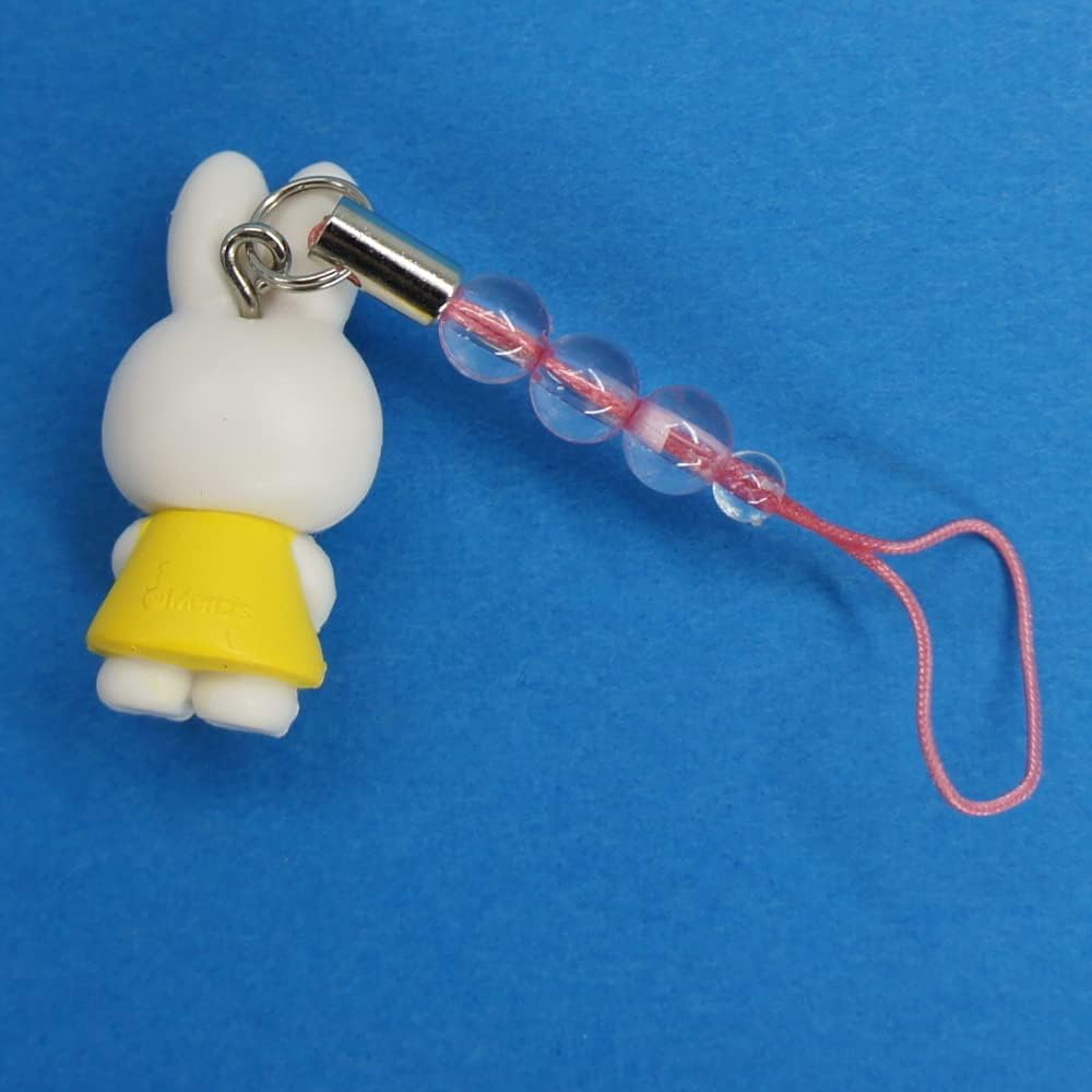 奈良限定ミッフィー(miffy) 吉野桜 ビーズ根付 イエロー