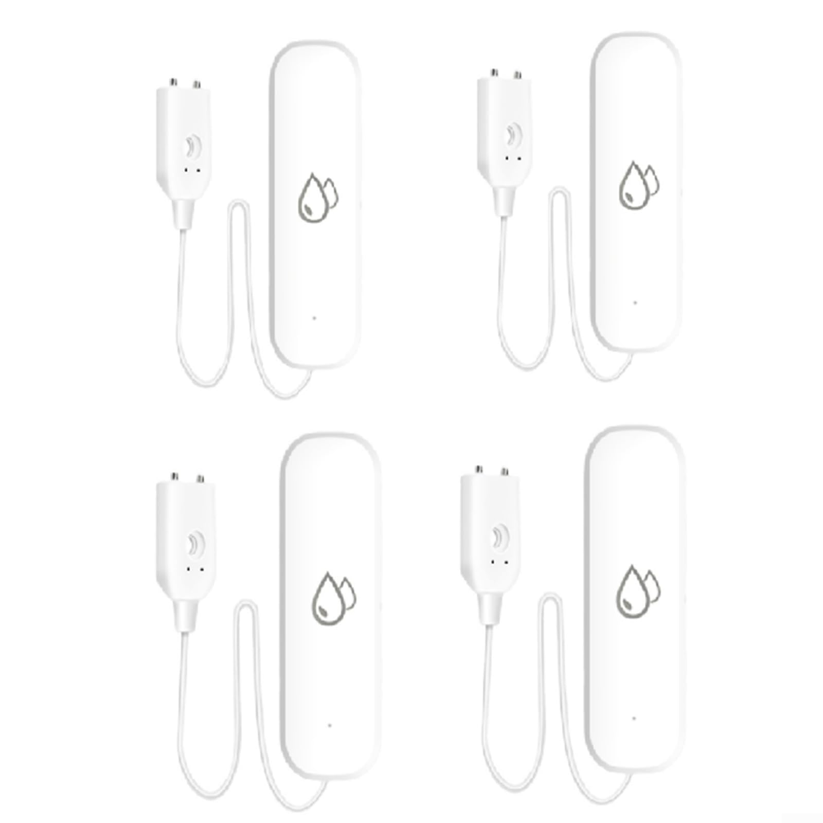 Alarme d'eau, détecteur de fuite d'eau WiFi, notification par application intelligente, capteur d'eau, détecteur d'inondation et de fuite, pour la sécurité de la maison, la cuisine, la salle de bain,