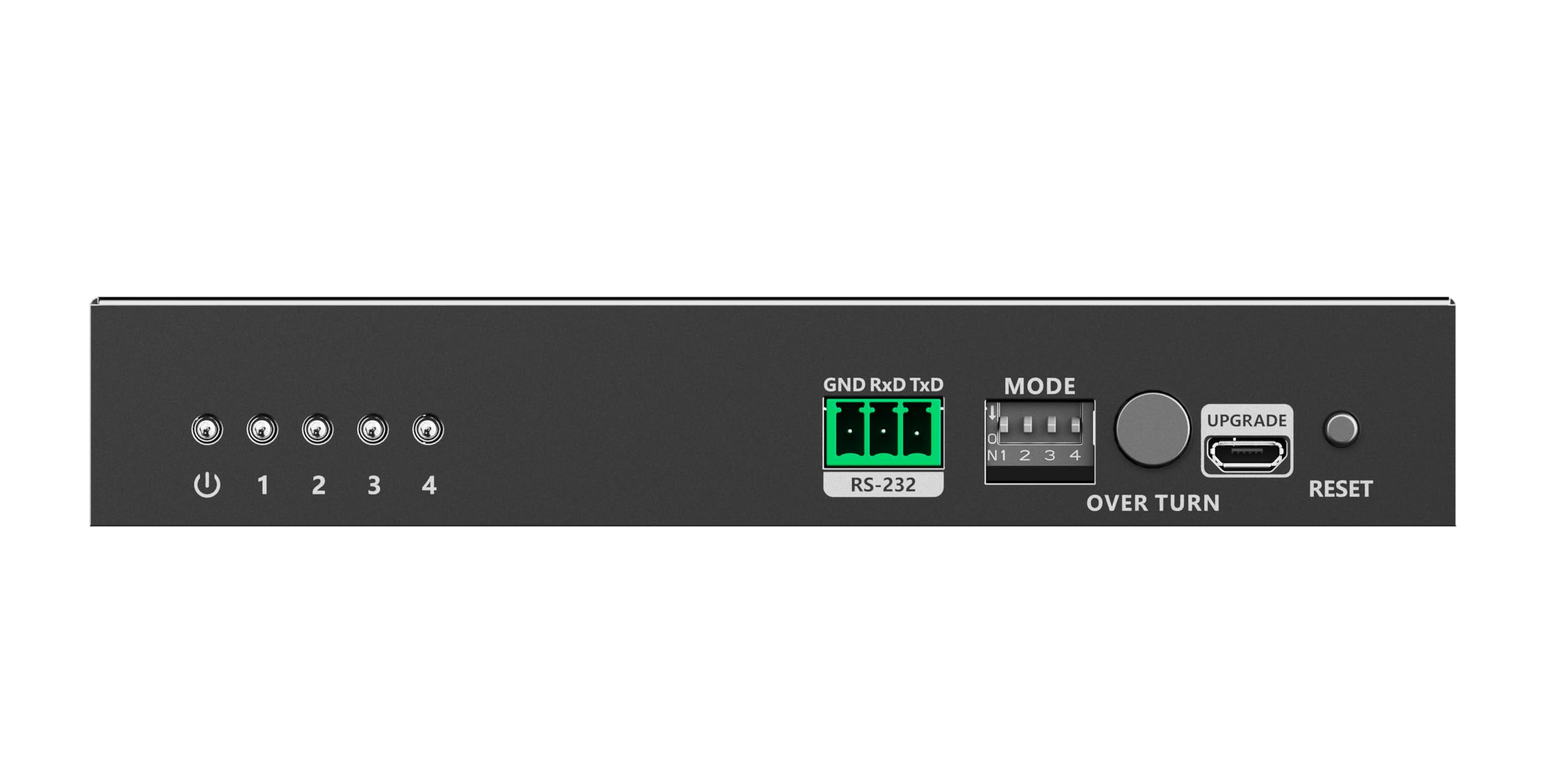 PremiumCord Controller Videowall HDMI 1-4, UHD 4K 2160p 60 Hz, Full HD 1080p, 8 Modalità di Visualizzazione, HDMI 2.0, HDCP 2.2, RS232, DIP Switch, Alloggiamento in Metallo, Nero