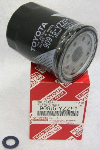 Toyota Genuine Parts 90915-YZZF1 Oil Filter and Oil Drain Plug Gasket Oil Change Kit