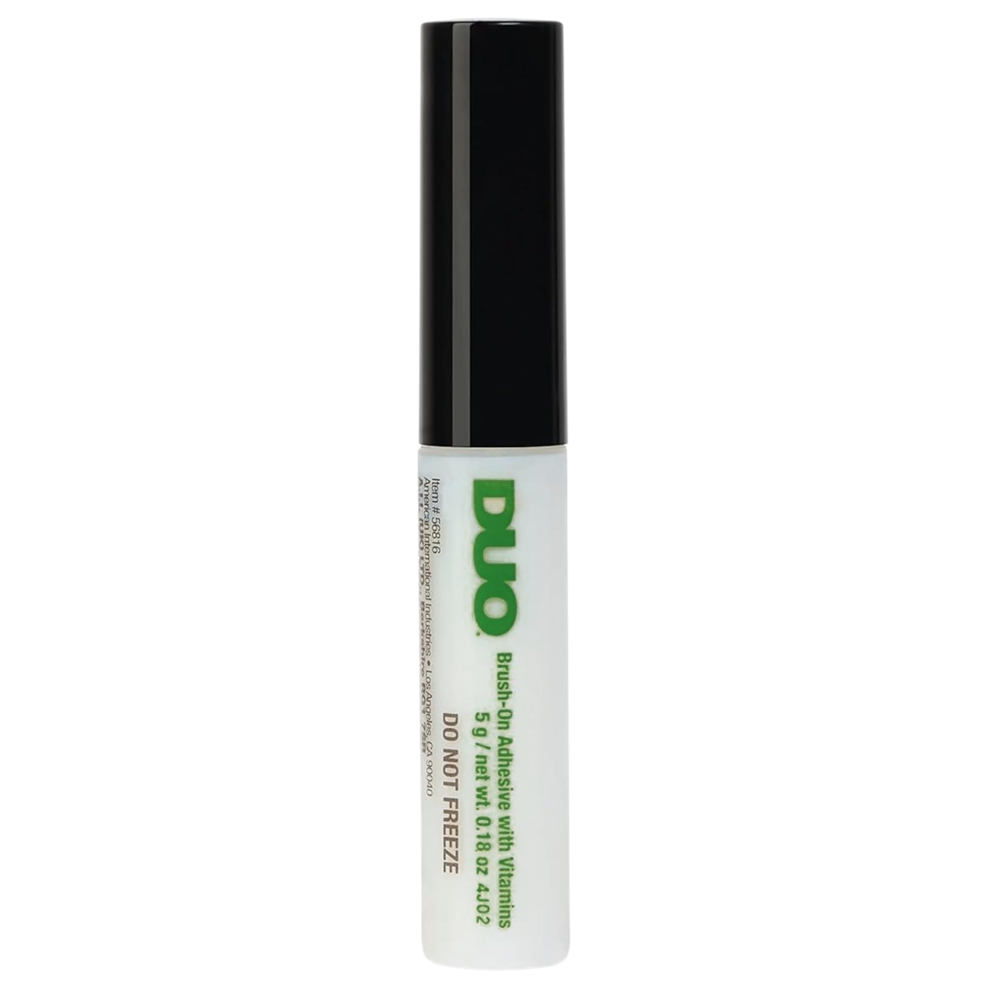 Colla DUO resistente all'acqua per ciglia e sopracciglia, inodore, vegana (1 Duo green)