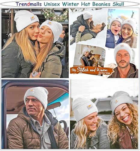 Image of TRENDMALLS Mens /Women /Kids Cap Unisex Hat Knit Cuffed Beanie