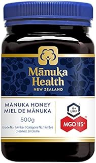 Manuka Honey MGO 115+ UMF 6+ (Bronze) by Manuka Health, 500g