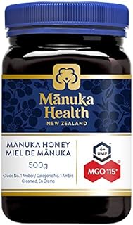 Manuka Honey MGO 115+ UMF 6+ (Bronze) by Manuka Health, 500g