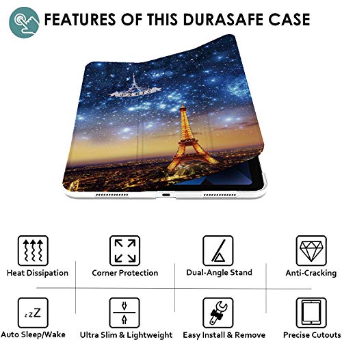 Image of DuraSafe Cases for iPad PRO 11 Inch 2 [ Pro 11 2nd 2020 ] Generation A2228 A2068 A2230 MY232HN /A MXDC2HN /A MXDE2HN /A MXDD2HN /A Ultra Slim Smart Auto Sleep /Wake Printed PC Cover - Paris Night