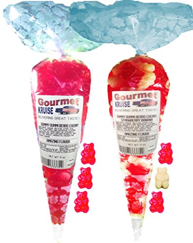 Red Wild Cherry and Red Wild Cherry White Strawberry Banana Gummy Bears miniatura 1