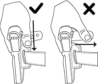 Vista 5 de W2-800RB Wraith 2.0 - Funda para cinturón compatible con Glock 43 con/sin puntos rojos, mano derecha, acabado negro